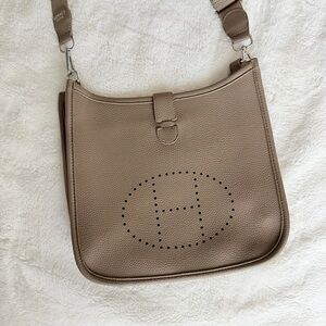COPY Taupe Evelyn Hermes shoulder bag COPY